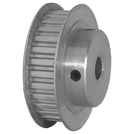 B&B Manufacturing 30XL037-6FA5, Timing Pulley, Aluminum, Clear Anodized,  30XL037-6FA5